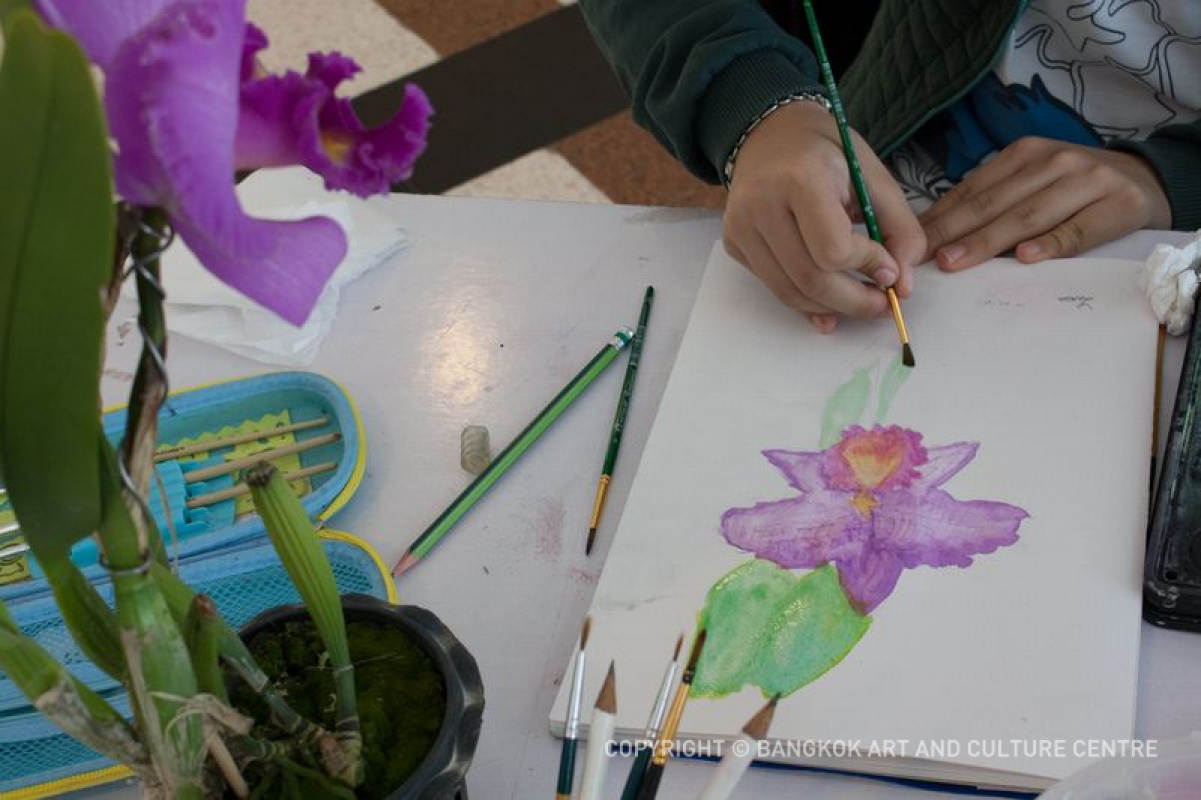 BACC Art of Nature Workshop 1st Botanical Art Workshop “The Beauty of Orchids”/ วันที่ 19 สิงหาคม 2561